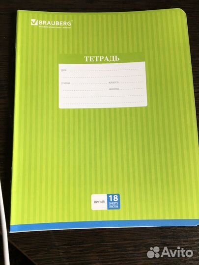 Тетради школьные 18 листов в кл и лин прочная обло