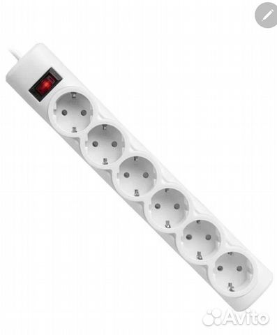 Сетевой фильтр Defender 5.0 m, 6 розеток, белый