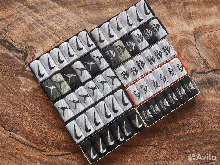 Носки Nike Fila Puma Reebok