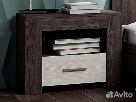 Мс Квадро-2 Тумба црк.квд.02 Анкор темный/анкор бе