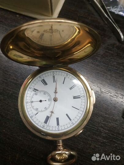 Часы карманные золотые репетир
