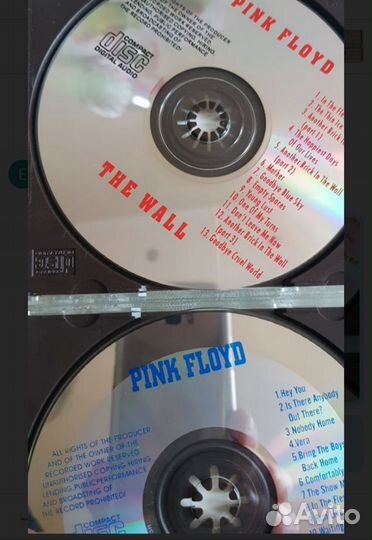 CD Pink Floyd, The Wall, 2 CD