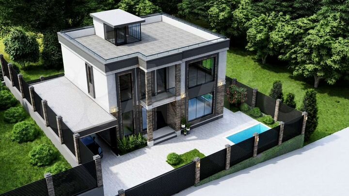 Дом 210 м² на участке 3,5 сот.