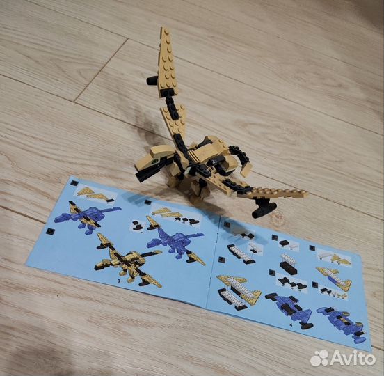 Lego детали россыпью 6 наборов с инструкцией