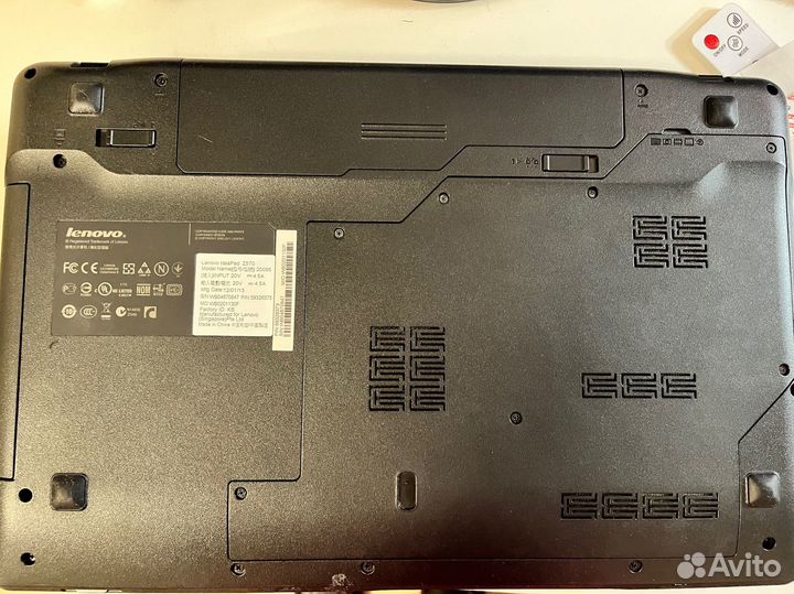 Ноутбук lenovo ideapad Z570