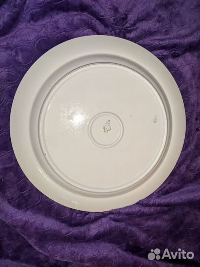 Большие тарелки СССР. Вилки и ножи Бергнер