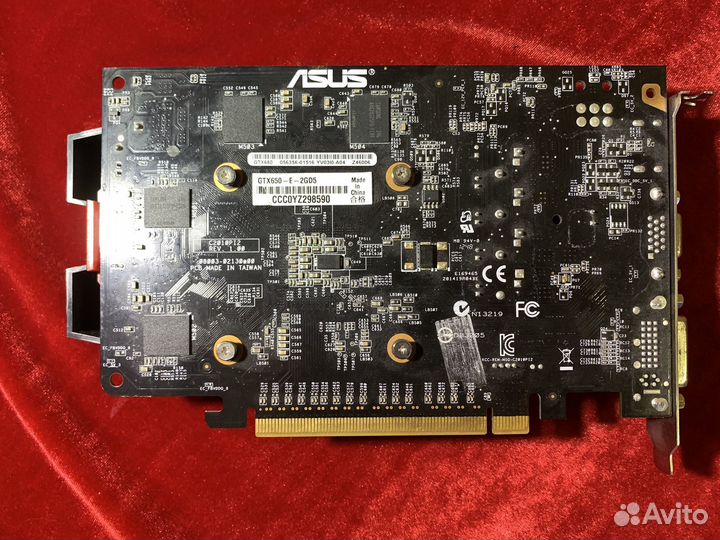 Видеокарта asus GeForce GTX 650 2 Gb gddr5