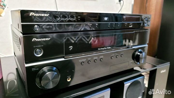 Pioneer VSX 420 ресивер и проигрыватель