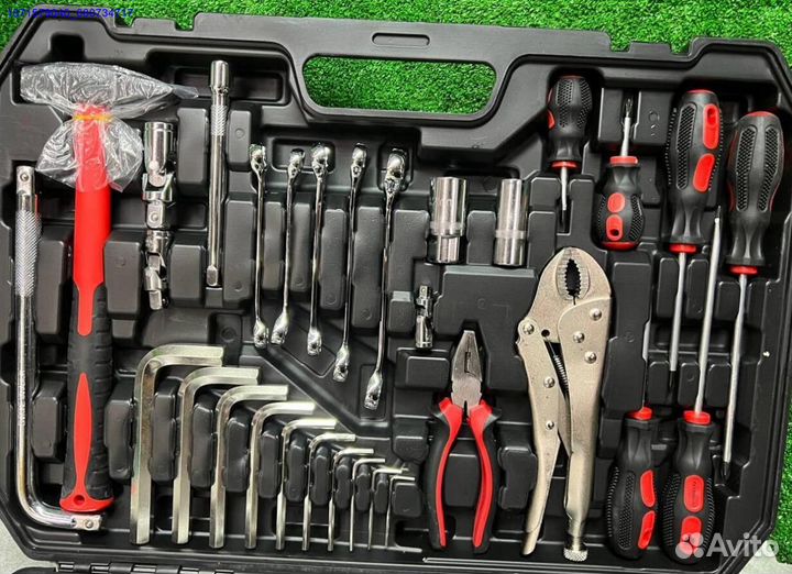 Набор инструментов 150 предметов с молотком (Арт.23257)