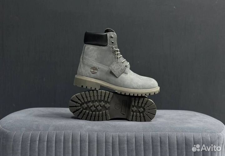 Ботинки Timberland серые