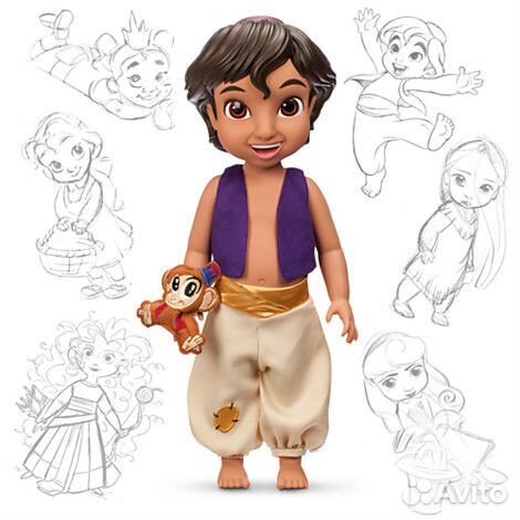 Кукла Аладдин в детстве (Дисней)