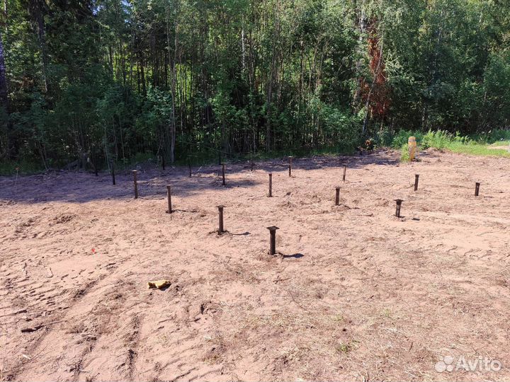 Винтовые сваи под ключ Фундамент на винтовых сваях