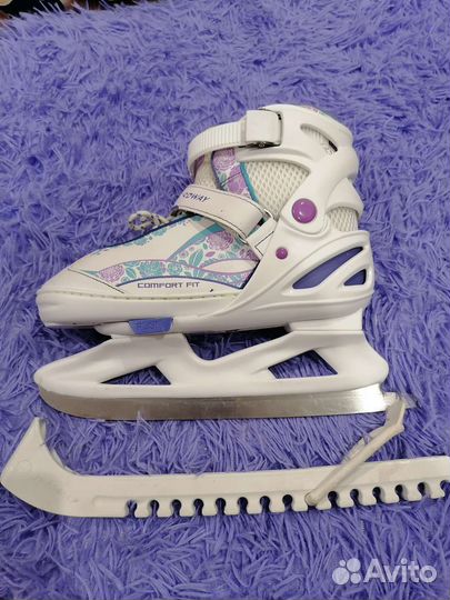 Коньки детские раздвижные 31-36