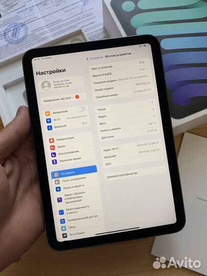 iPad mini 6 64gb «space gray»