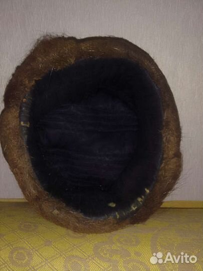 Мужская шапка из нутрия