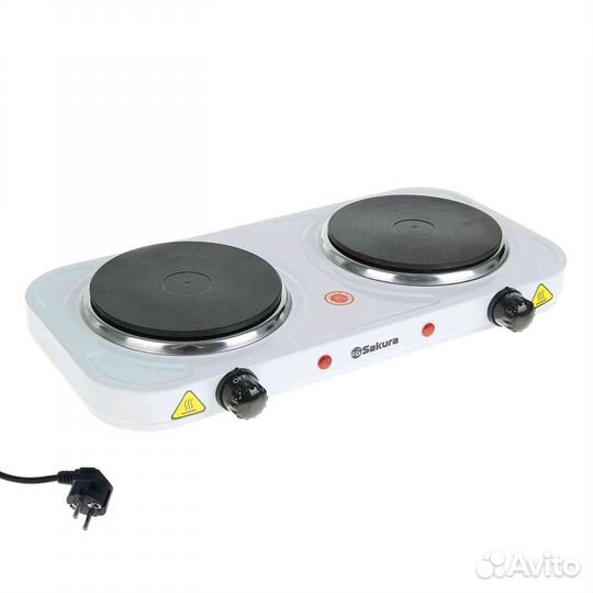 Электроплитка чугун 2кВт Новая/гарантия