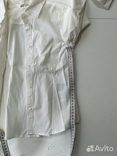 Рубашка белая 128 рост