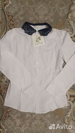 Блузки, кардиган, брюки школьные