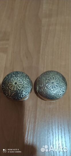 Дверная ручка, латунь