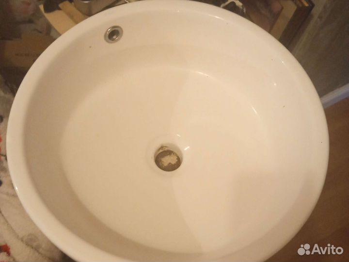 Раковина в ванную накладная бу
