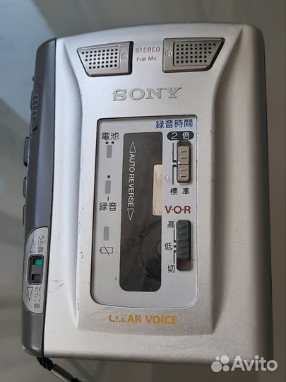 Кассетный плеер диктофон sony tcs-60