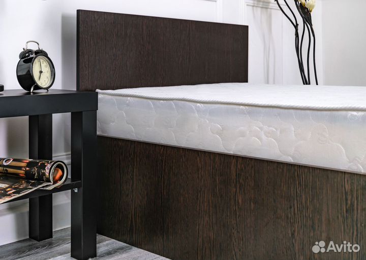 Кровать с матрасом 90х200 Марс
