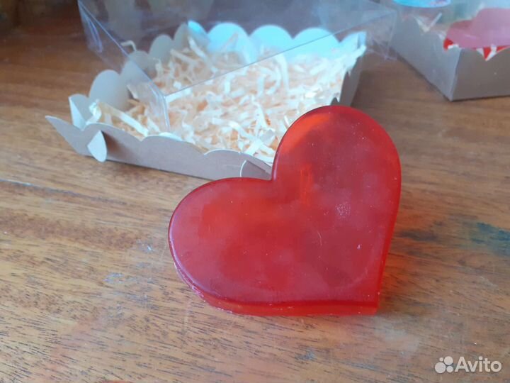 Мыло ручной работы сердце