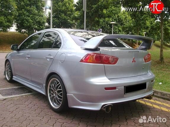 Задний бампер Лансер 10 (2007-10г) Новый.В цвет