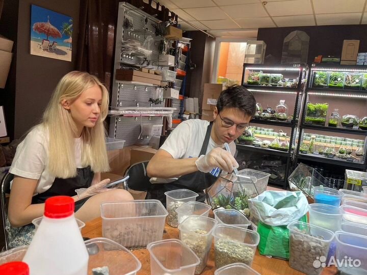 Мастер-класс Флорариум для двоих