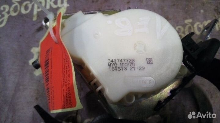 Ремень безопасности задний левый Ford Focus 3