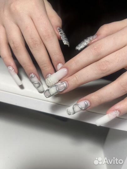Крейзи маникюр наращивание москва