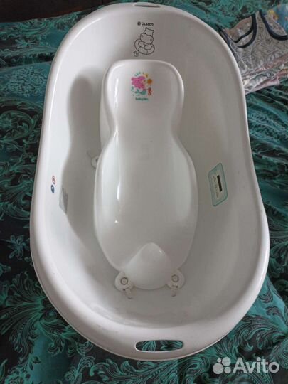 Ванночка для купания с горкой