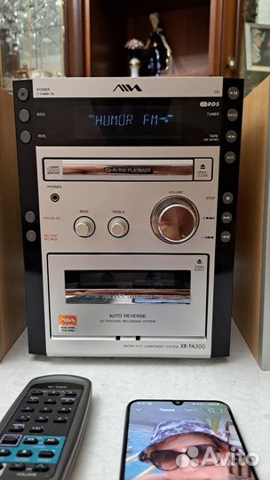 Муз.центр Aiwa.Мikro Hi-Fi Звук Супер Cолидный