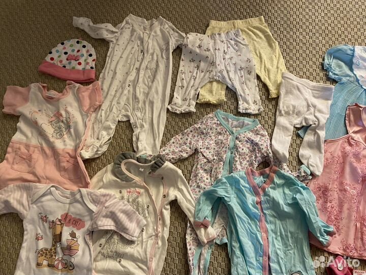 Детские вещи на девочку пакетом