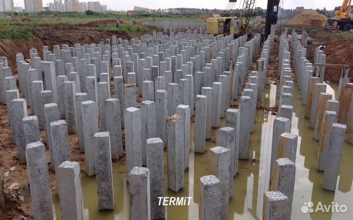 Скусывание, срезка свай до 200шт. в день b-2101