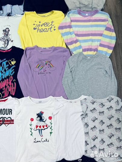 Одежда 134 140 пакетом для девочки