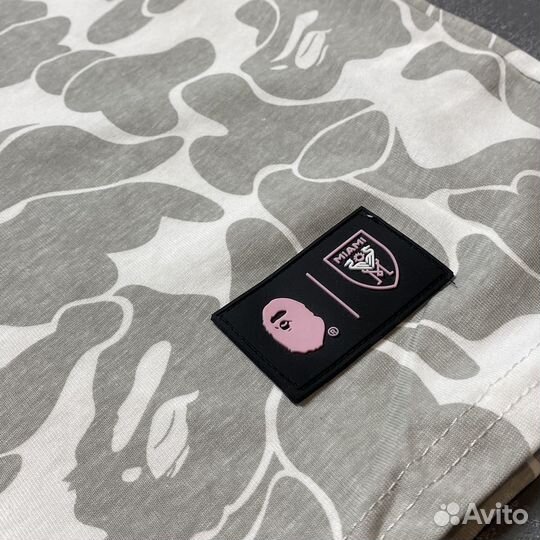 Футболка Bape inter miami серая