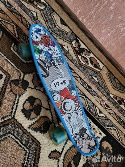 Пенни борд светящийся, скейтборд