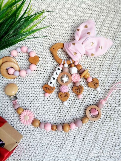 Держатель для соски, пустышки. Мини держатель