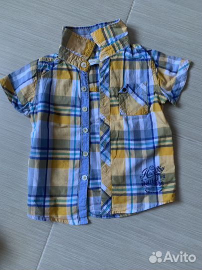 Рубашки для мальчика 18- 24 мес