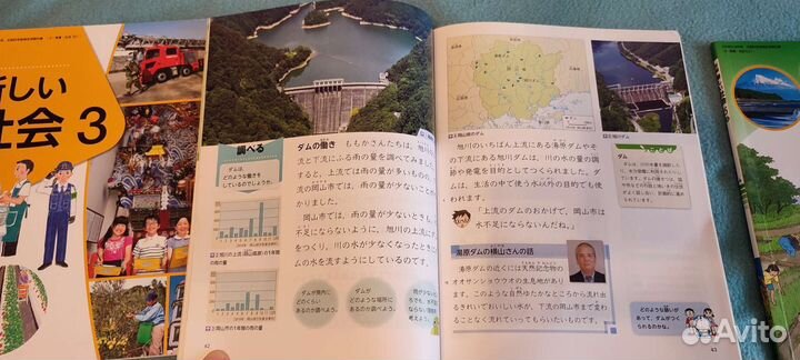 Японские учебники по обществоведению, 3,4,5 классы