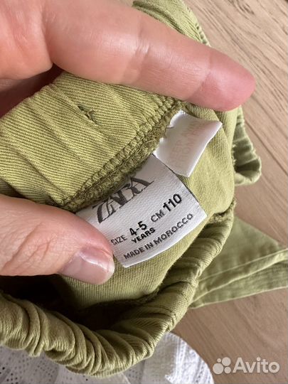Брюки zara для девочки 110