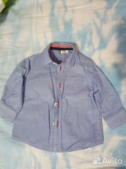 Рубашка и джинсы