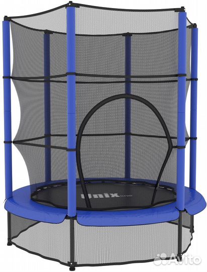 Батут unix line Kids 4,6 ft Blue (140 cm)