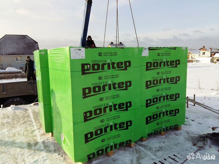 Газобетонные блоки Poritep