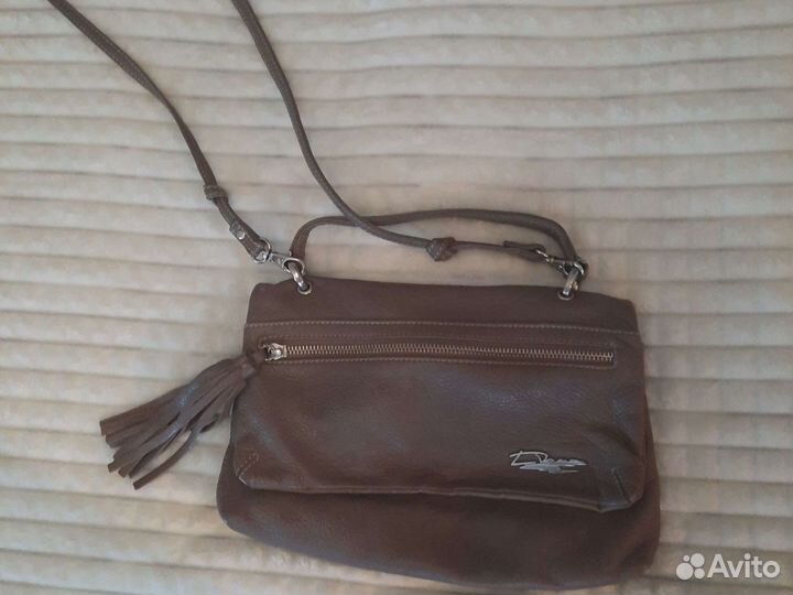 Сумка из натуральной кожи бу