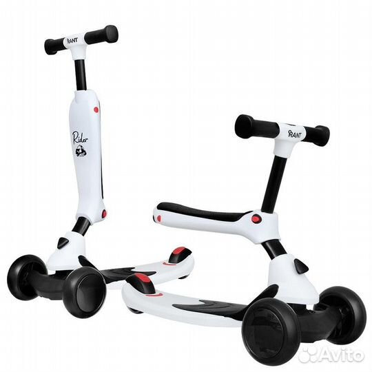 Беговел-самокат Rant Rider со светящимися колесами