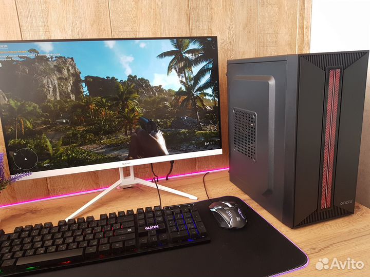 Мощный Игровой пк Intel 8/16 ядер/16gb/RX 470 4gb