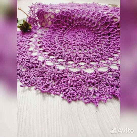 Салфетка крючком