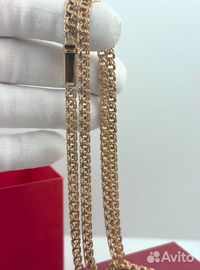 Цепочка золотая плетения бисмарк 30,15г AU 585 65